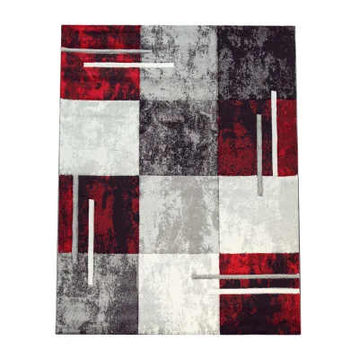 Moderner-teppich Diamora rot 80x150 cm