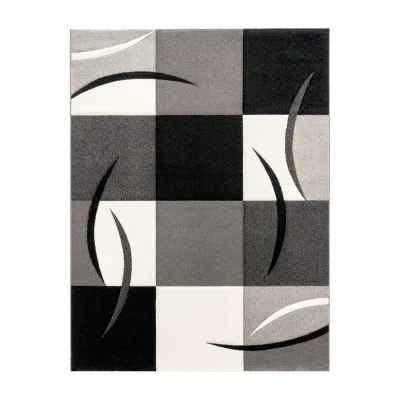 Moderner-teppich Diamora schwarz-weiß 200x290 cm