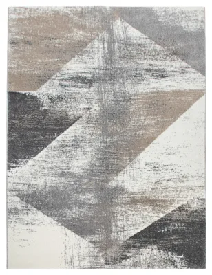 Moderner-teppich Merano grau 60x100 cm