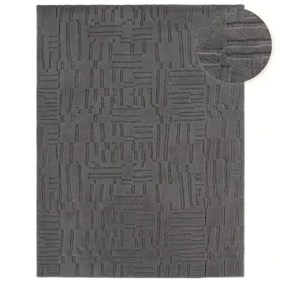 Moderner-teppich Tokko anthrazit 200x280 cm
