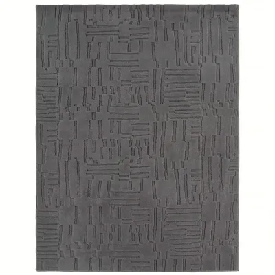 Moderner-teppich Tokko anthrazit 80x150 cm
