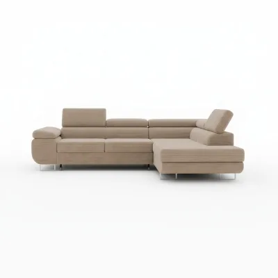 Moderno Meble Ecksofa Beige 277x203 cm