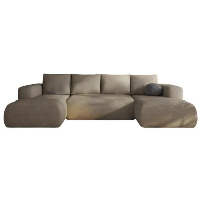 Moderno Meble Ecksofa Ecru 340x89x114 cm