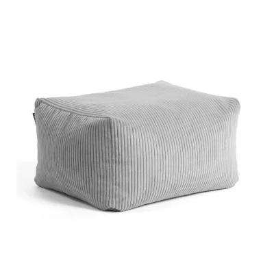 Mokebo Pouf Grau 65x35x55 cm