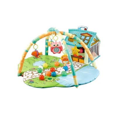 Moni Activity Center Happy Farm JL625-1A, Spielbogen 30 Spielbälle, kleines Haus