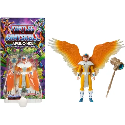MOTU x TMNT: Turtles of Grayskull Actionfigur April O'Neil 14 cm