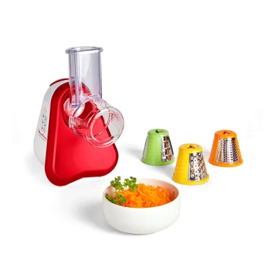 Moulinex DJ 7535 Fresh Express 3in1 Red Ruby Schnitzelwerk
