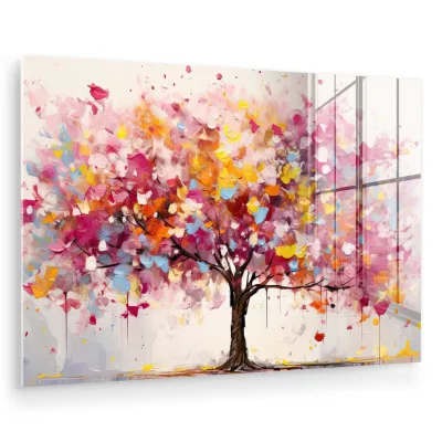 MuchoWow Acrylglasbild Mehrfarbig 90x60 cm