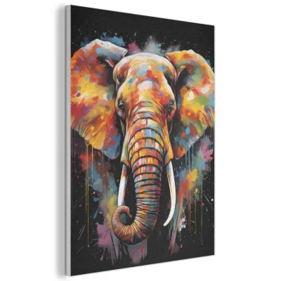 MuchoWow Akustikbild Schwarz 50x70x0.9 cm