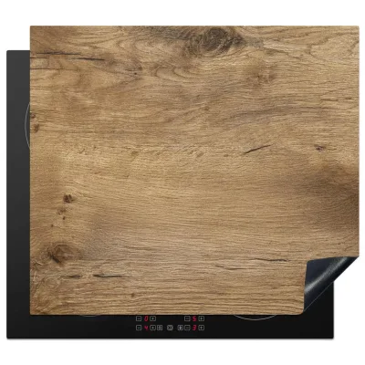 MuchoWow Herdabdeckplatte Eiche 60x52x0.2 cm