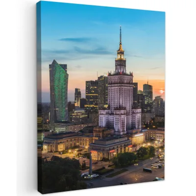 MuchoWow Leinwandbild Blau 60x80 cm