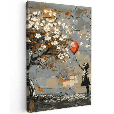 MuchoWow Leinwandbild Blaugrau 40x60 cm