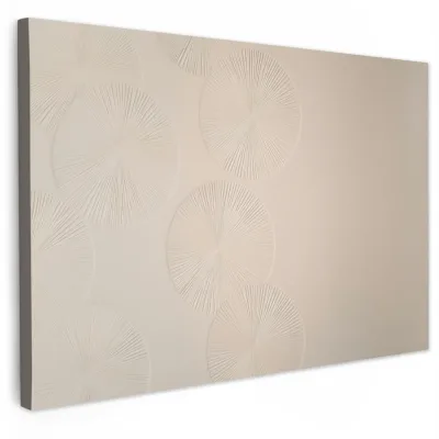 MuchoWow Leinwandbild Ecru 120x80 cm