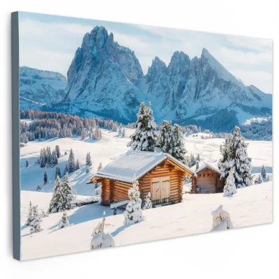 MuchoWow Leinwandbild Eiche 90x60 cm