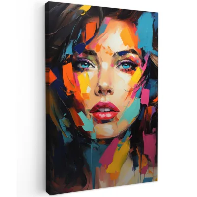 MuchoWow Leinwandbild Mehrfarbig 90x140 cm
