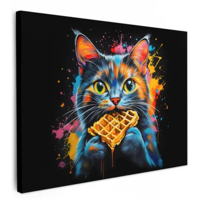 MuchoWow Leinwandbild Türkis 40x30 cm