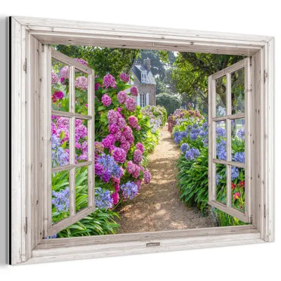 MuchoWow Metallbild Lila 90x60 cm
