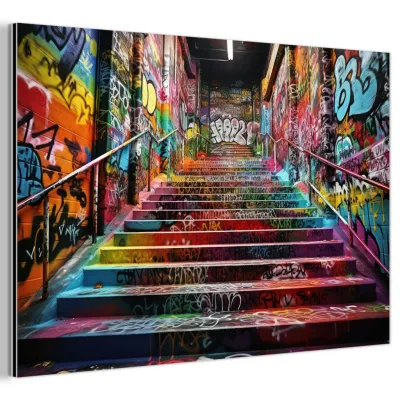 MuchoWow Metallbild Mehrfarbig 30x20 cm