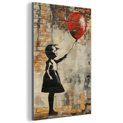 MuchoWow Metallbild Sand 80x120 cm