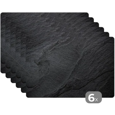 MuchoWow Platzsets Schwarz