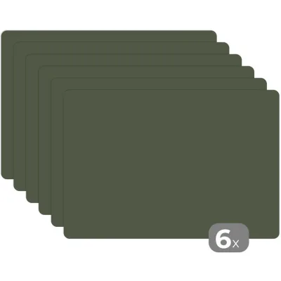 MuchoWow Platzsets Waldgrün
