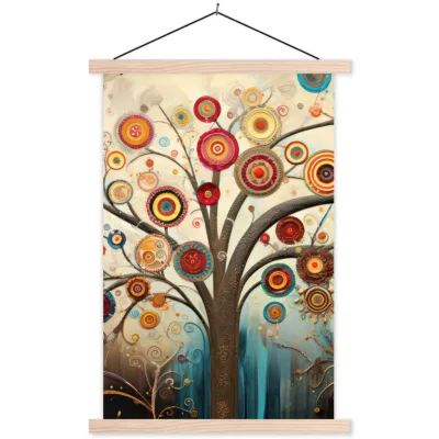 MuchoWow Poster Braun 60x90x0.15 cm