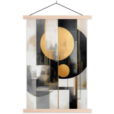 MuchoWow Poster Gold 40x60x0.15 cm