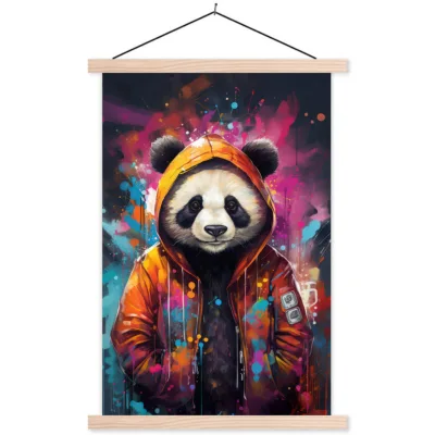 MuchoWow Poster Orange 40x60x0.15 cm