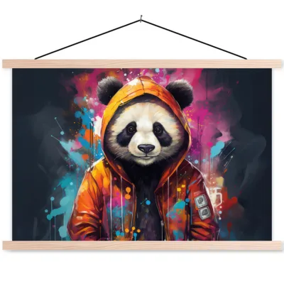 MuchoWow Poster Orange 90x60x0.15 cm