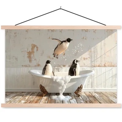 MuchoWow Poster Schwarz 60x40x0.15 cm