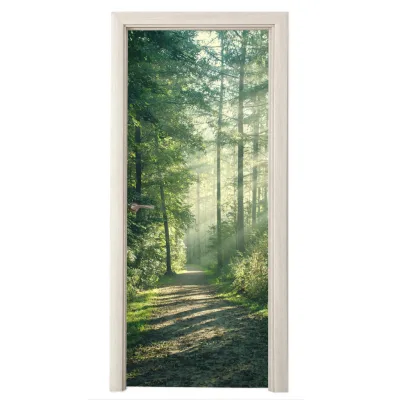 MuchoWow Türaufkleber Waldgrün 80x0.1 cm