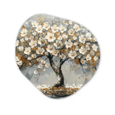 MuchoWow Wandbild Gold 60x60 cm