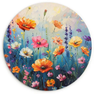 MuchoWow Wandbild Mehrfarbig 60x60 cm