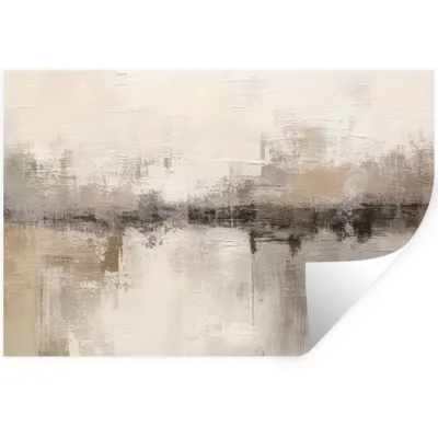 MuchoWow Wandtattoo Beige 60x40x0.1 cm
