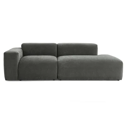 Muffo 3-Sitzer Dunkelgrau 102x71x255 cm