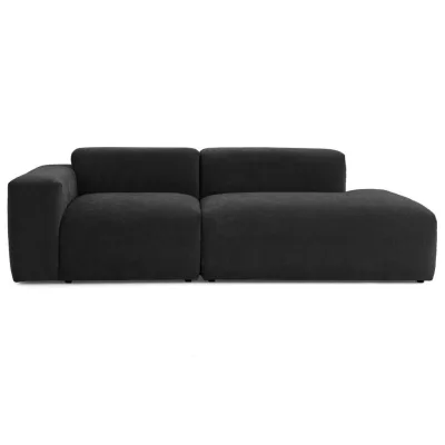 Muffo 3-Sitzer Schwarz 102x71x255 cm