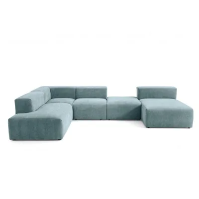 Muffo 5-Sitzer Blaugrau 375x73x245 cm