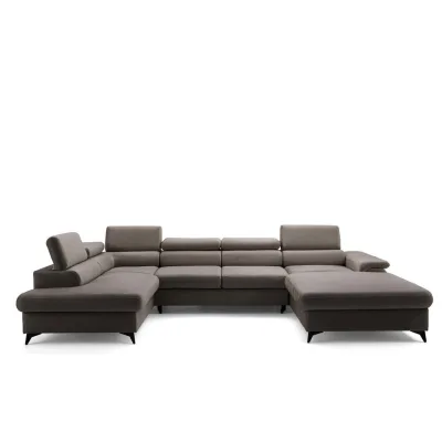 Muffo Ecksofa Anthrazit 210x95x350 cm