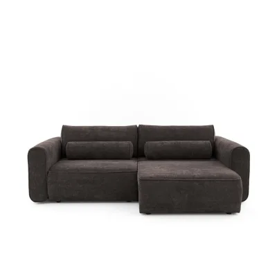 Muffo Ecksofa Braun 250x166 cm
