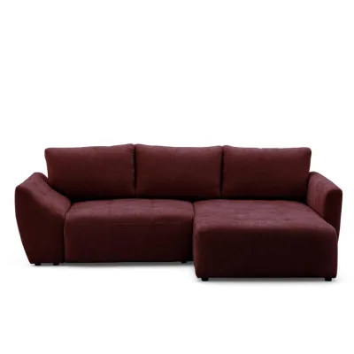 Muffo Ecksofa Dunkelrot 260x165 cm