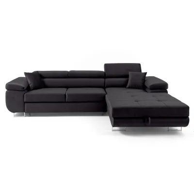Muffo Ecksofa Schwarz 275x203 cm