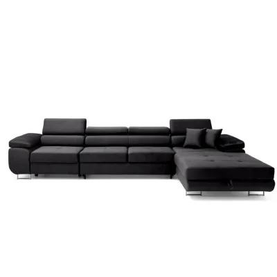 Muffo Ecksofa Schwarz 350x203 cm