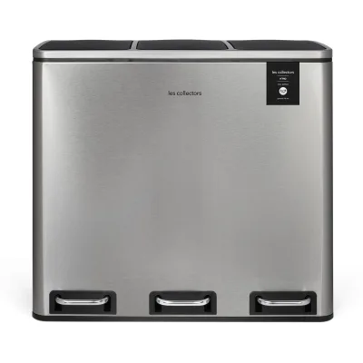 Les Collectors N°982 Tret-Abfalltrenner, Fassungsvermögen 54 L, Küche, Herausnehmbare Behälter, Recycling, Selektive Sortierung