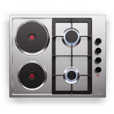 MultiChef 4 Hot Plate Elektro- und Gaskochfeld 4 Kochzonen 2 Gasbrenner 2 Elektrokochfelder