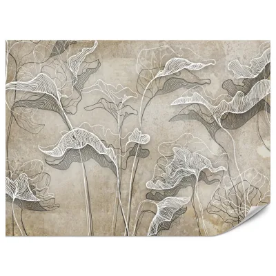 Muralo Fototapete Braun, Weiß, Beige 500x350 cm