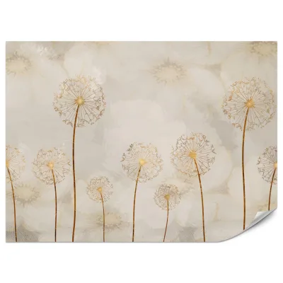 Muralo Fototapete Gelb, Braun, Beige, Grau 100x70 cm