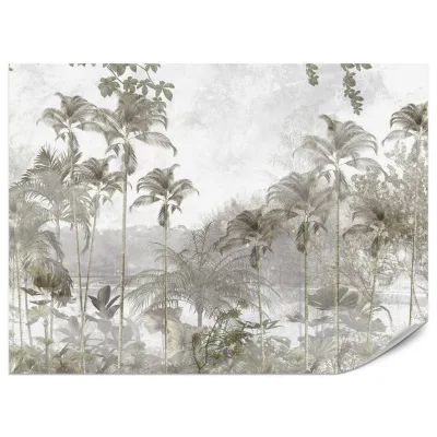 Muralo Fototapete Grün, Grau, Beige 100x70 cm