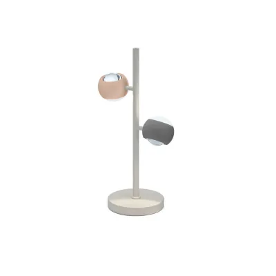 Musterring Led-Tischleuchte Musterring Anthrazit, Grauweiß, Aprikose 16x50x26.5 cm