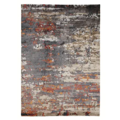 Musterring Orientteppich Angeles Pilano Grau, Orange, Beige 250x350 cm