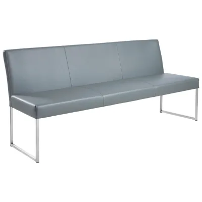Musterring Sitzbank Nova Edelstahl, 200x86x62 cm